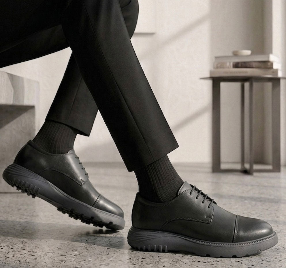 chaussure en cuir - module 208 NOIR