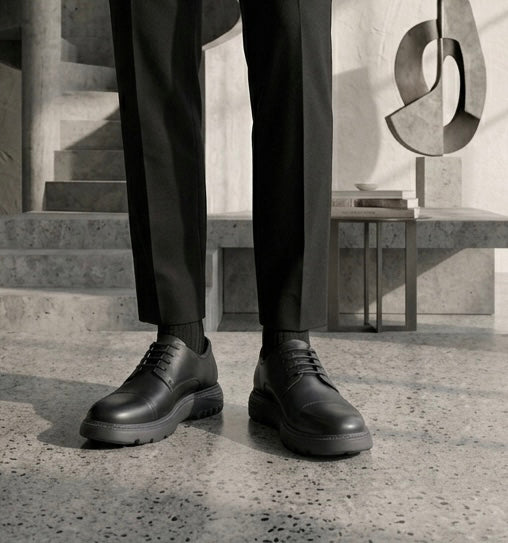 chaussure en cuir - module 208 NOIR